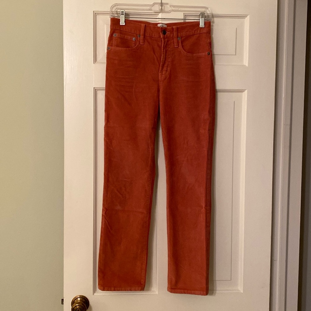 J. Crew corduroy jeans. Salmon color. Size 25.